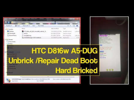 Htc d816w a5dug root -  updated April 2024