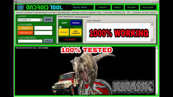 Jurassic universal android tool v1 0 root -  updated May 2024