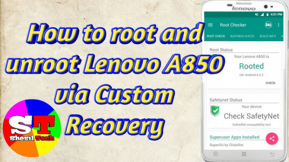 Lenovo a850 a850p root -  updated April 2024