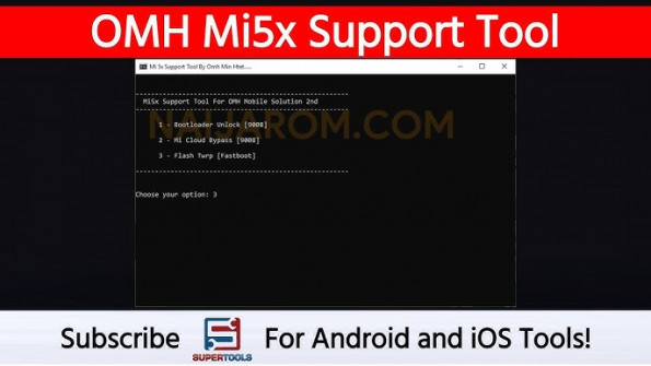 Omh mi5x support tool root -  updated May 2024