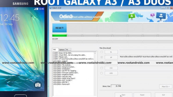 Samsung galaxy a3 a3ltechn sm a3000 root -  updated March 2024
