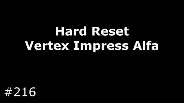 Vertex impress alfa root -  updated May 2024